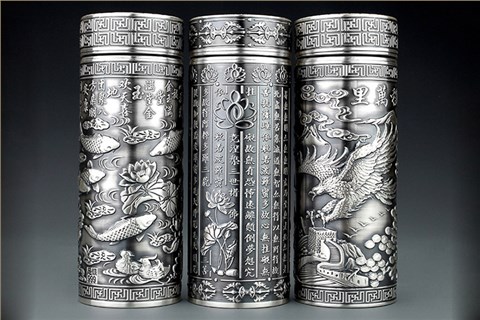 S999純銀保溫杯 廣州MISSG珠寶廠家直銷(xiāo)外貿(mào)首飾銀飾品 來(lái)圖來(lái)樣生產(chǎn)加工