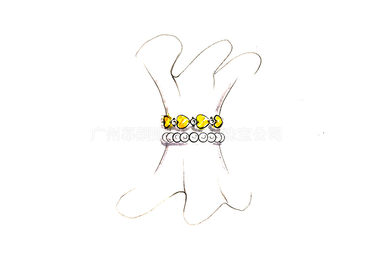 MISSG珠寶原創(chuàng)設(shè)計(jì)手繪稿作品花園系列珍珠愛心戒指手鐲S925銀飾品加工定制首飾廠 耳環(huán) 項(xiàng)鏈 手鏈 吊墜 胸針 工藝禮品